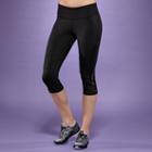 New Balance 4111 Women's Hknb Perfect Capri - Black (wrp4111kbk)