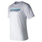 New Balance 806 Men's Lax Splatter Tee - White (tmmt806wt)