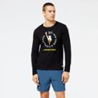 New Balance Men's Nyc Marathon Finisher Course Map Graphic Long Sleeve