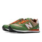 New Balance Camping 574 Men's 574 Shoes - Green, Orange, Tan (ml574ftc)