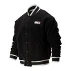 New Balance 93509 Men's Nb Athletics Stadium Sherpa Jacket - Black (mj93509bk)