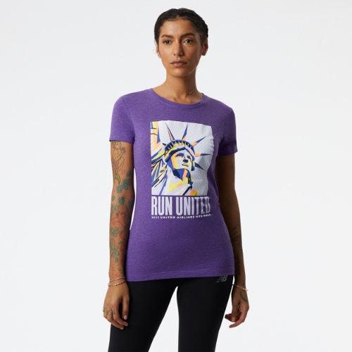 New Balance Women's United Airlines Nyc Half Liberty Short Sleeve