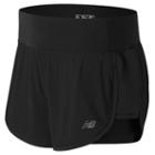 New Balance 63225 Women's Impact 4 Inch 2 In 1 Short - Black (ws63225bk)