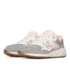 New Balance 580 Polka Dot Women's Running Classics Shoes - Grey, White (wrt580kp)