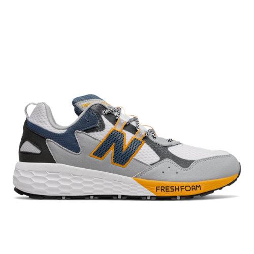 New Balance Fresh Foam Crag V2 Men's Trail Running Shoes - White/grey/yellow (mtcrglw2)