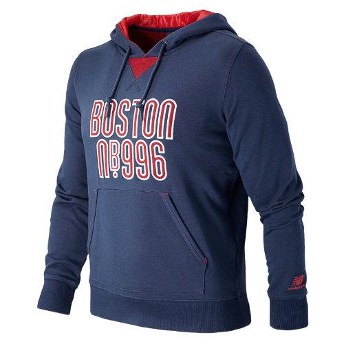 New Balance 53600 Men's Nb996 Graphic Pullover Hoodie - Sailor Blue, Embers, White (amt53600sib)