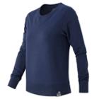 New Balance 61513 Essentials Plus Solid Crewneck - Navy (wt61513nv)