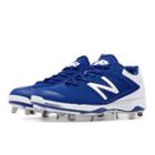 New Balance Low Cut 4040v1 Metal Cleat Women's Softball Shoes - Blue/white (sm4040d1)