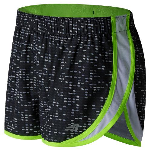 New Balance 53163 Women's Accelerate 2.5 Inch Printed Short - Black (ws53163bdv)