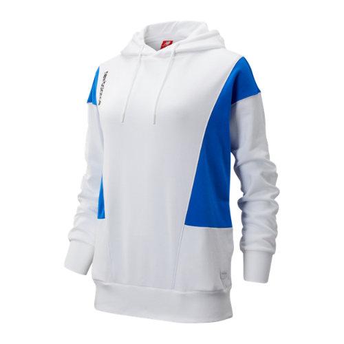 New Balance 93504 Women's Nb Athletics Classic Hoodie - White/blue (wt93504wt)