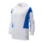 New Balance 93504 Women's Nb Athletics Classic Hoodie - White/blue (wt93504wt)