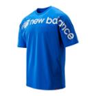 New Balance 93514 Men's Sport Style Optiks Oversized Tee - Blue (mt93514vct)