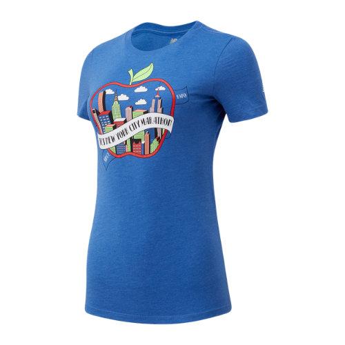 New Balance Women's Nyc Marathon Archive Apple Graphic Tee