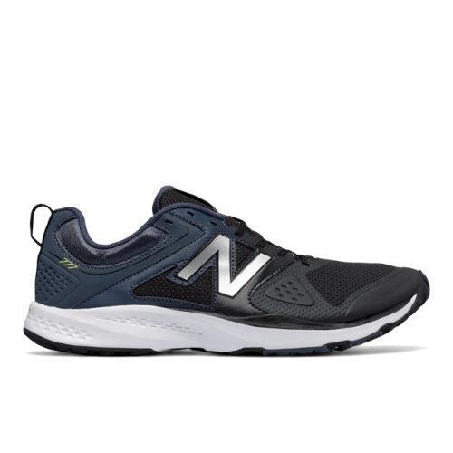 New Balance 777v2 Trainer Men's Cross-training Shoes - Black/grey (mx777bf)