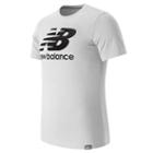 New Balance 63554 Men's Classic Ss Logo Tee - White (mt63554wt)