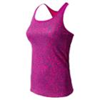 New Balance 4381 Women's Get Back Racerback - Poisonberry, Pink Glo (wft4381pbr)