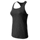 New Balance 4347 Women's Hknb Essential Tank - Black (wft4347kbk)