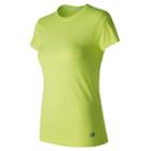 New Balance 71156 Women's M4m Seamless Short Sleeve - Green (wt71156bma)
