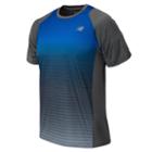New Balance 5126 Men's Accelerate Short Sleeve Graphic - Optic Blue, Anthracite (mrt5126otb)