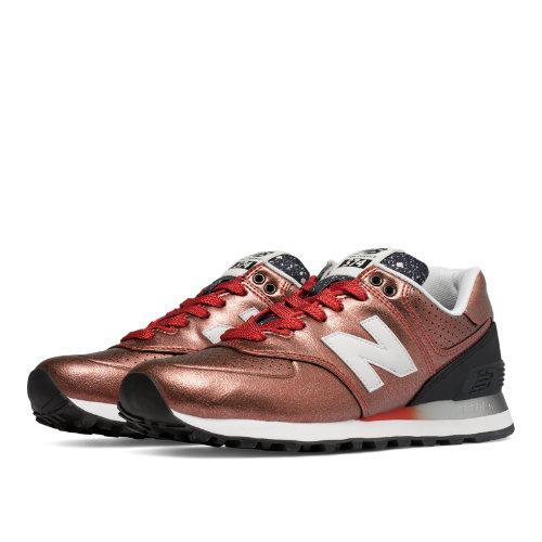 New Balance 574 Gradient Women's 574 Shoes - Brown/black (wl574rab)
