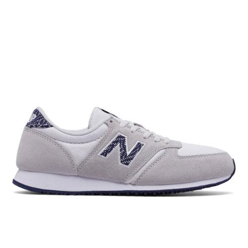 New Balance 420 Cotton Denim Women's Running Classics Shoes - Grey/navy (wl420ina)
