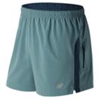 New Balance 63226 Men's Impact 5 Inch Track Short - Green (ms63226typ)