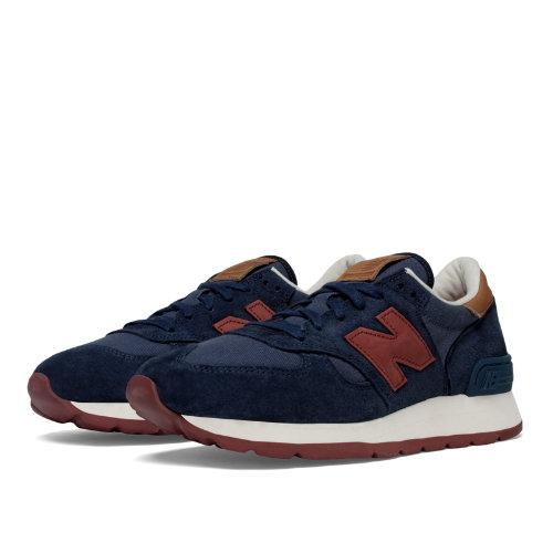 New Balance 990 Distinct Weekend Men's Made In Usa Shoes - Lagoon, Tan, Ruby (m990dsa)