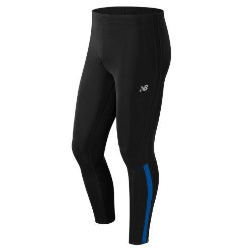 New Balance 53063 Men's Accelerate Tight - Black, Sonar (mp53063son)