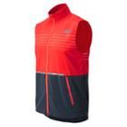 New Balance 53201 Men's Beacon Vest - Flame, Black (mv53201fmb)