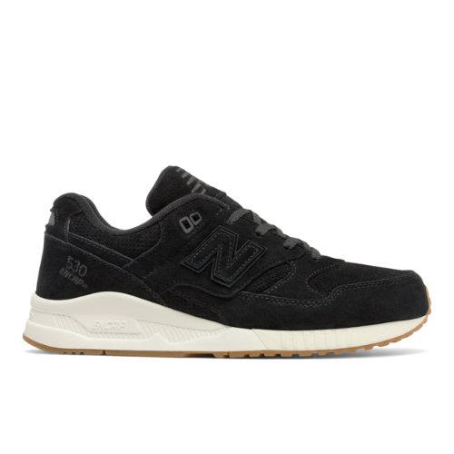 New Balance 530 Lux Suede Men's Running Classics Shoes - Black (m530pra)