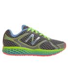 New Balance Fresh Foam 980 Women's Neutral Cushioning Shoes - Dark Heather Grey, Green Gecko, Blue Bell (w980gy)