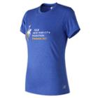 New Balance 73123 Women's Nyc Marathon Finisher Heather Tech Tee - (wt73123v-nf)