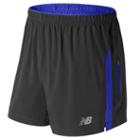 New Balance 63226 Men's Impact 5 Inch Track Short - Blue (ms63226try)