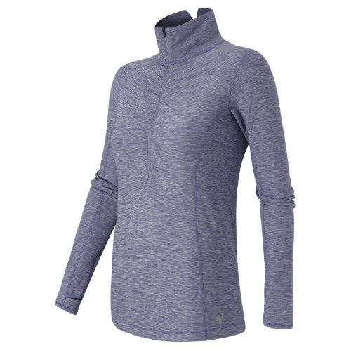 New Balance 53110 Women's Impact Half Zip - Daybreak Heather (wt53110dbh)