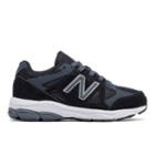 New Balance 888 Kids Grade School Running Shoes - Black/grey (kj888byg)