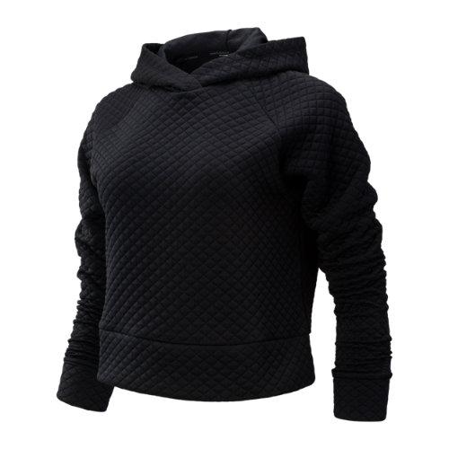 New Balance 93119 Women's Nb Heat Loft Hoodie - Black (wt93119bk)