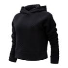 New Balance 93119 Women's Nb Heat Loft Hoodie - Black (wt93119bk)