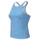 New Balance 71168 Women's J.crew High Neck Printed Tank - Blue (wt71168sgs)