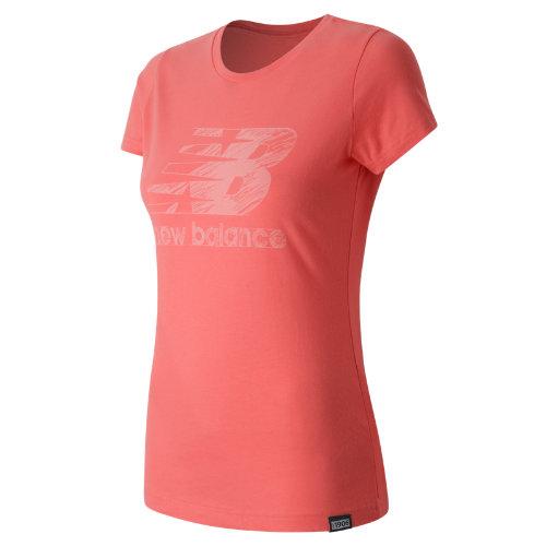 New Balance 63524 Women's Sketch Tee - Pink (wt63524gua)