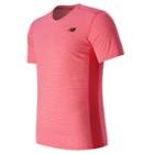 New Balance 61033 Men's Striped Sonic Top - Red (mt61033brc)