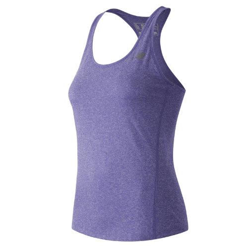 New Balance 53149 Women's Heathered Tank - Purple (wt53149ssh)