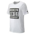 New Balance 71626 Men's Brookly Half Fugheddaboudit Tee - White (mt71626vwt)