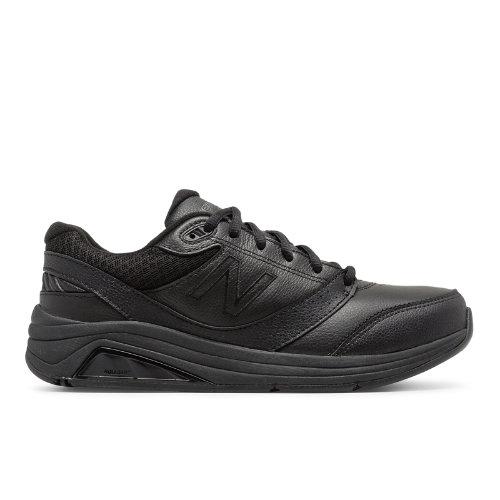 New Balance Leather 928v3 Women's Health Walking Shoes - Black (ww928bk3)