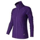 New Balance 71116 Women's In Transit Jacket - Purple (wj71116bph)