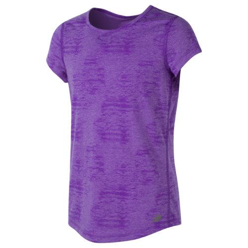 New Balance 12535 Kids' Short Sleeve Performance Tee - Purple (gt12535avi)