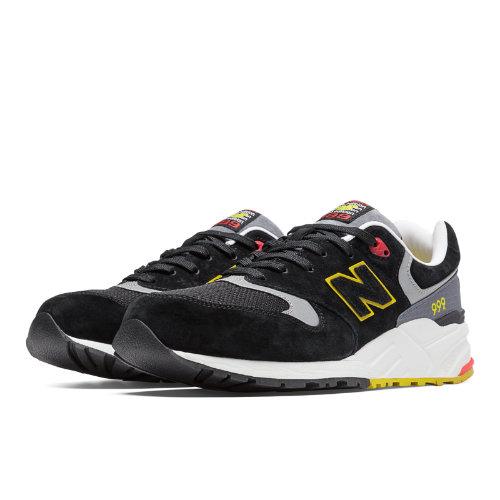 New Balance 999 Elite Edition Pinball Men's Elite Edition Shoes - Black, Light Grey, Yellow (ml999pb)