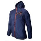 New Balance 5100 Men's Ultra Hooded Jacket - Dark Sapphire, Dynamite (mrj5100dks)