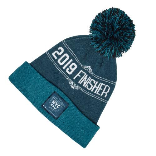 New Balance Men's & Women's Nyc Half Pom Finisher Beanie - (u9023)