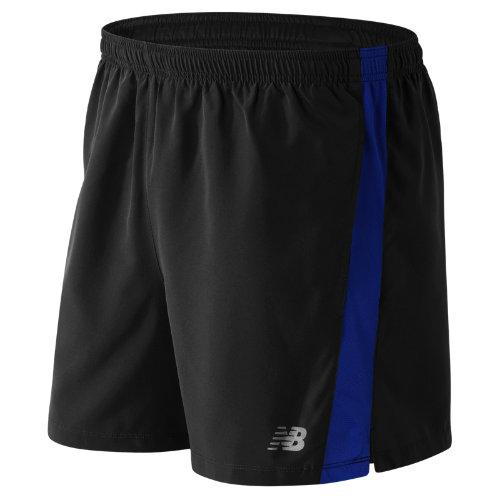New Balance 61073 Men's Accelerate 5 Inch Short - Black/blue (ms61073mib)