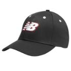 New Balance Men's & Women's Nb Baseball Cap - Black, White, Red (nb-3037bkrd)